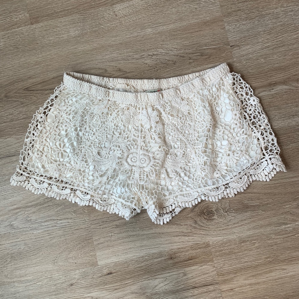 Vivid Collection Crochet Shorts